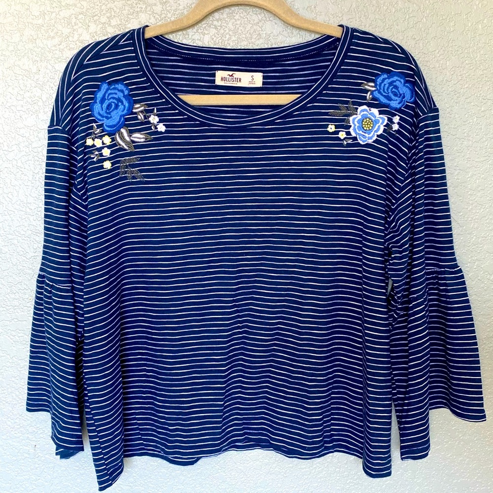 Hollister Embroidered Top